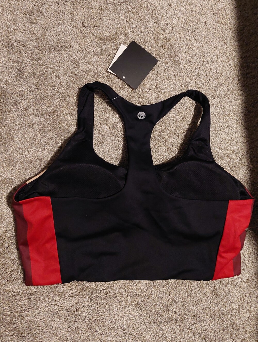 Colorblock Racerback Sports Bra - Picture 3 of 3